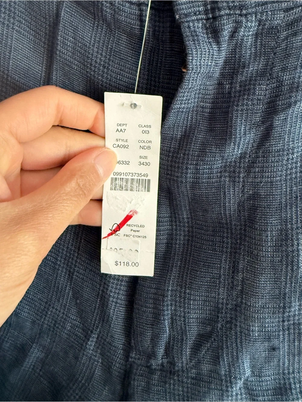 J.Crew Classic-fit linen trouser